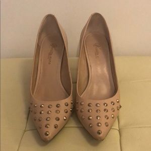 Studded Nude Heels